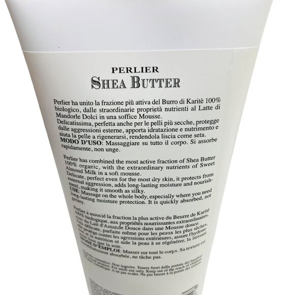 Perlier Shea Butter Intense Nurturing Body Mousse Sweet Almond 13.5 Oz Lotion - Picture 2 of 2